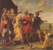 Guido Reni The Abduction of Helen (mk05) oil on canvas